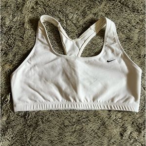 Nike White Sport Bra